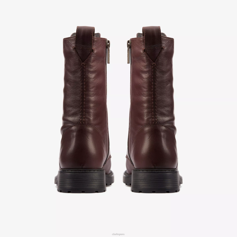 HZVP407 estilo orinoco 2 cuero burdeos Clarks