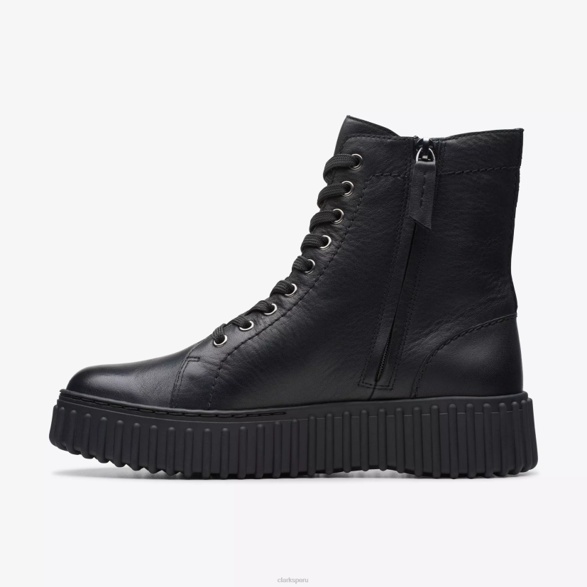 HZVP408 subida de torhill cuero negro Clarks