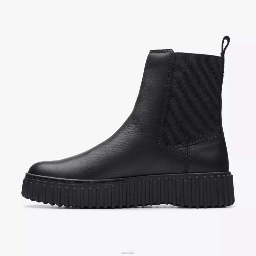 HZVP409 arce torhill cuero negro Clarks