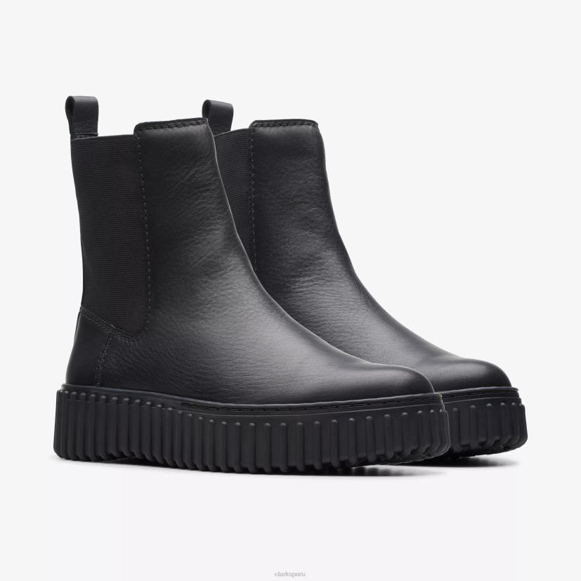 HZVP409 arce torhill cuero negro Clarks
