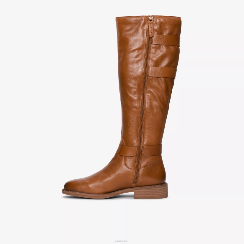 HZVP422 colonia arriba cuero bronceado británico Clarks