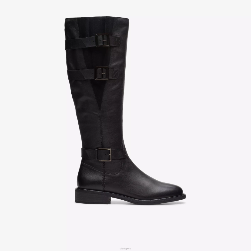 HZVP423 colonia arriba cuero negro Clarks