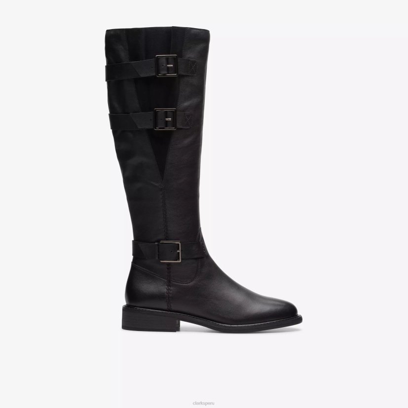 HZVP423 colonia arriba cuero negro Clarks