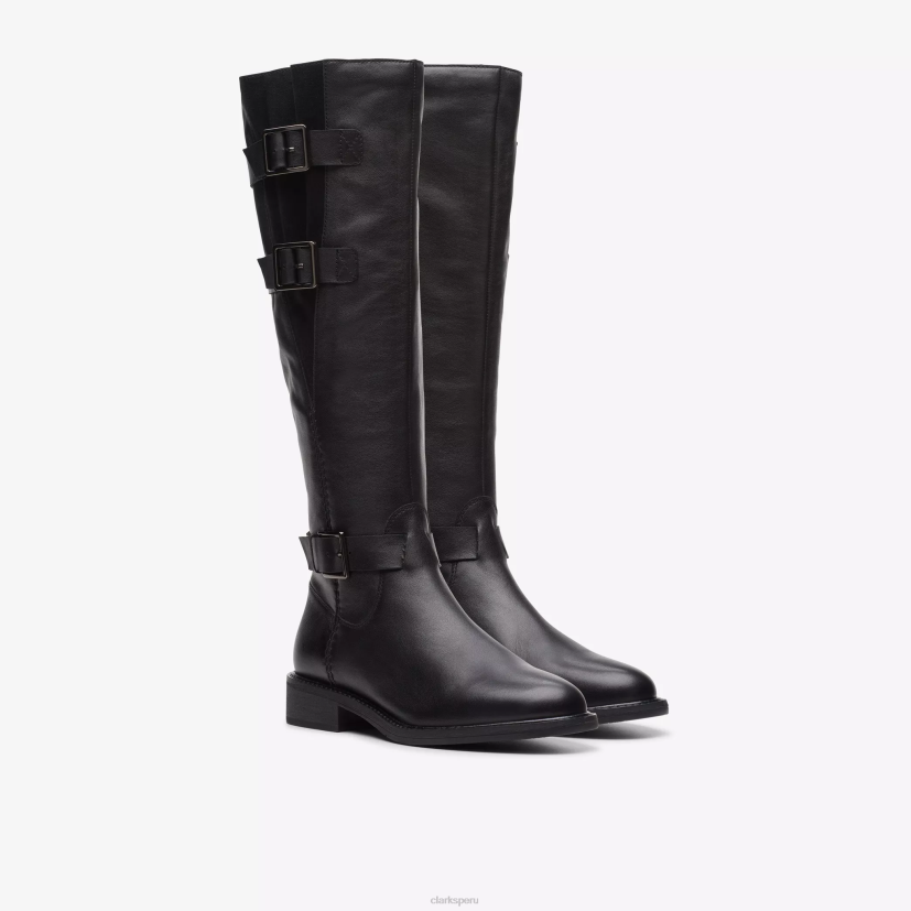 HZVP423 colonia arriba cuero negro Clarks