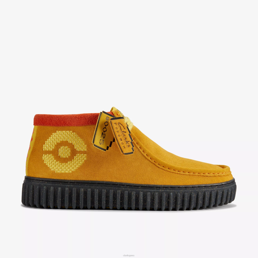 HZVP424 torhill explorar x pok¨¦mon gamuza amarilla Clarks