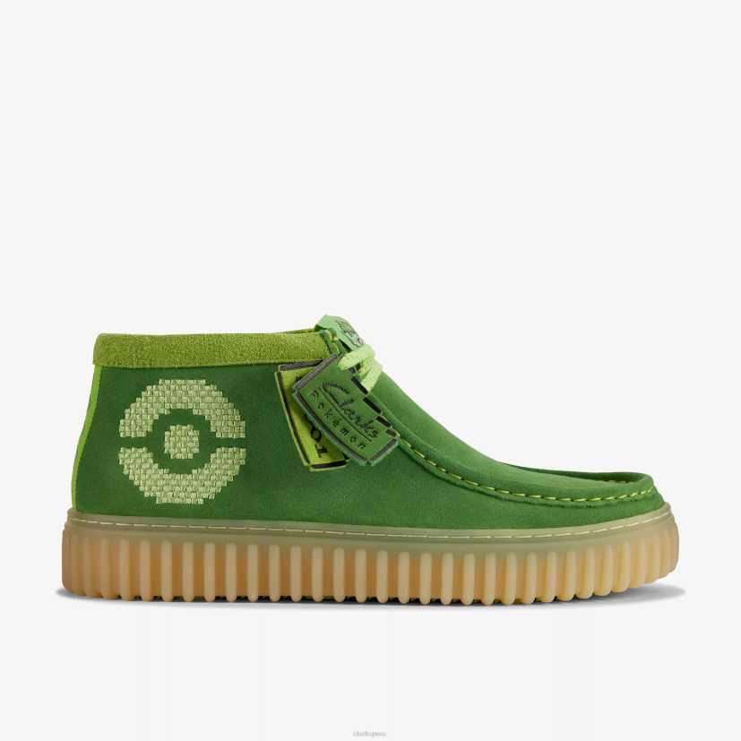 HZVP426 torhill explorar x pok¨¦mon gamuza verde Clarks