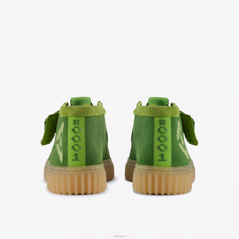 HZVP426 torhill explorar x pok¨¦mon gamuza verde Clarks