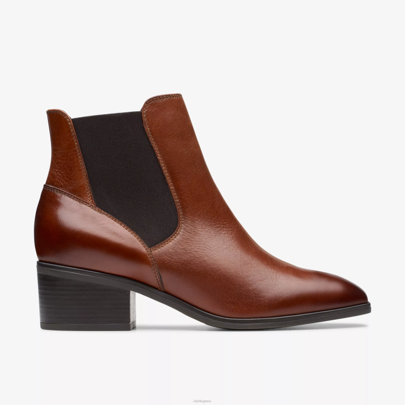 HZVP429 ammer oeste cuero bronceado oscuro Clarks