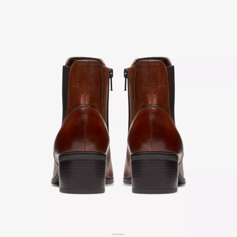 HZVP429 ammer oeste cuero bronceado oscuro Clarks