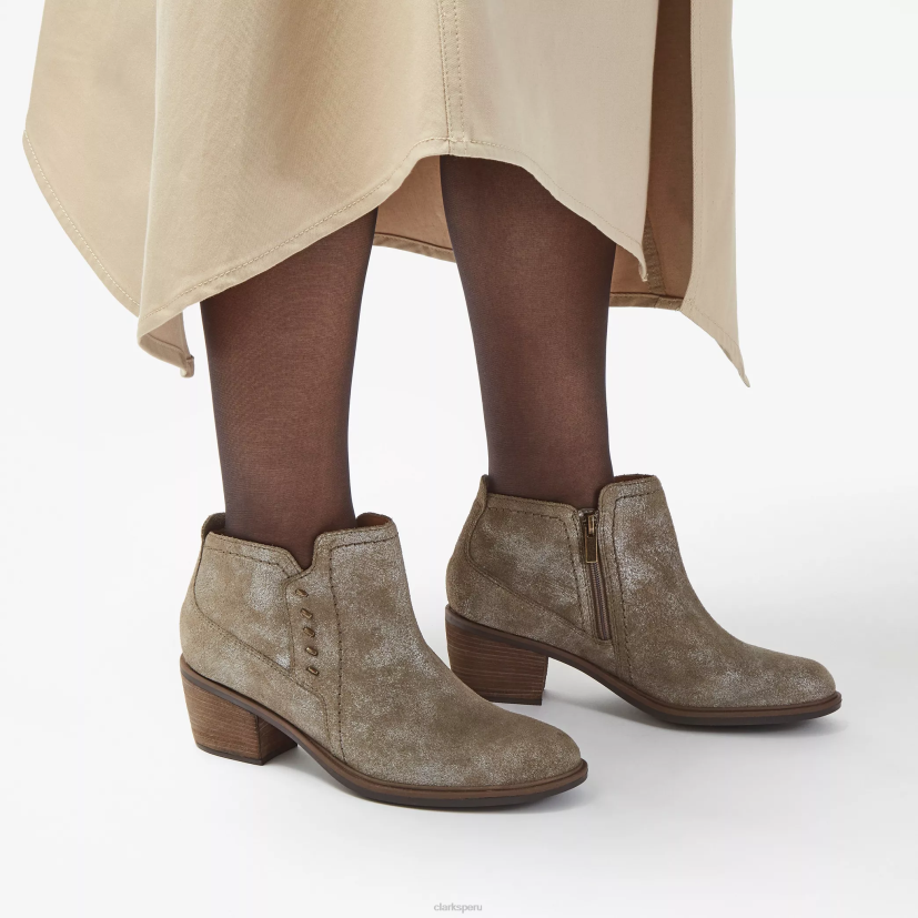 HZVP431 neva lo gris pardo metalizado Clarks