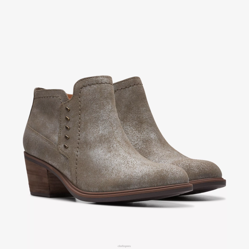 HZVP431 neva lo gris pardo metalizado Clarks