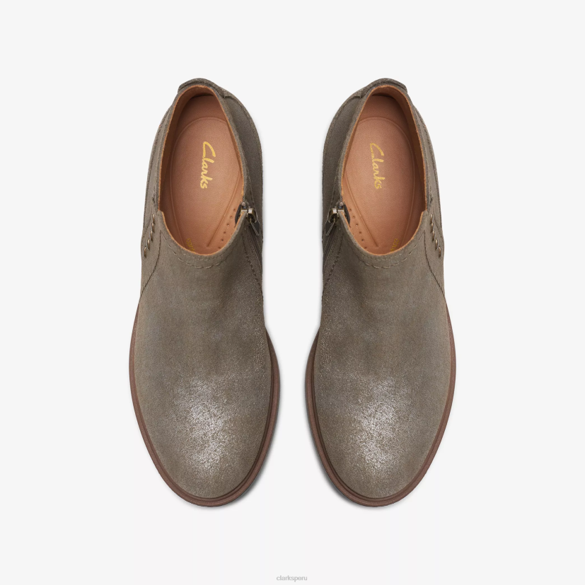 HZVP431 neva lo gris pardo metalizado Clarks