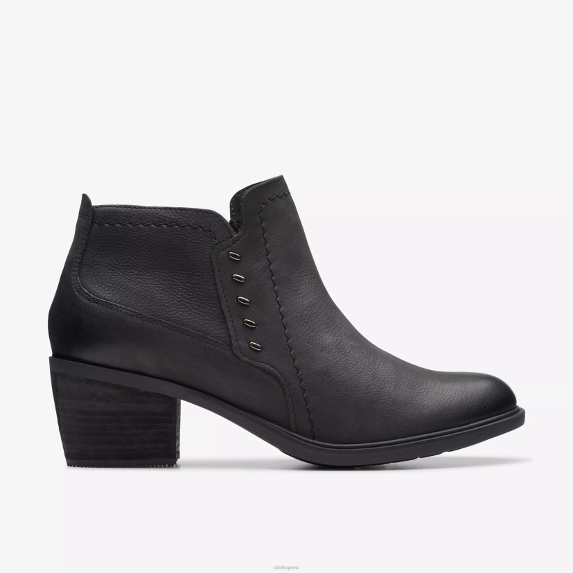 HZVP432 neva lo cuero negro Clarks