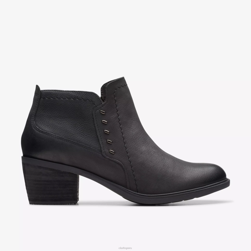HZVP432 neva lo cuero negro Clarks