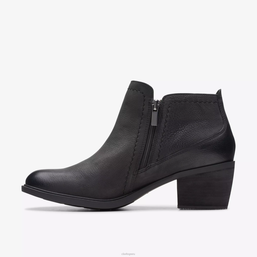 HZVP432 neva lo cuero negro Clarks
