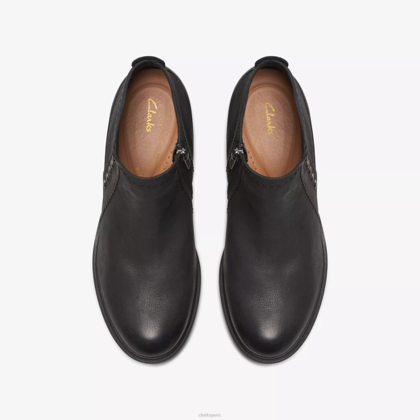 HZVP432 neva lo cuero negro Clarks