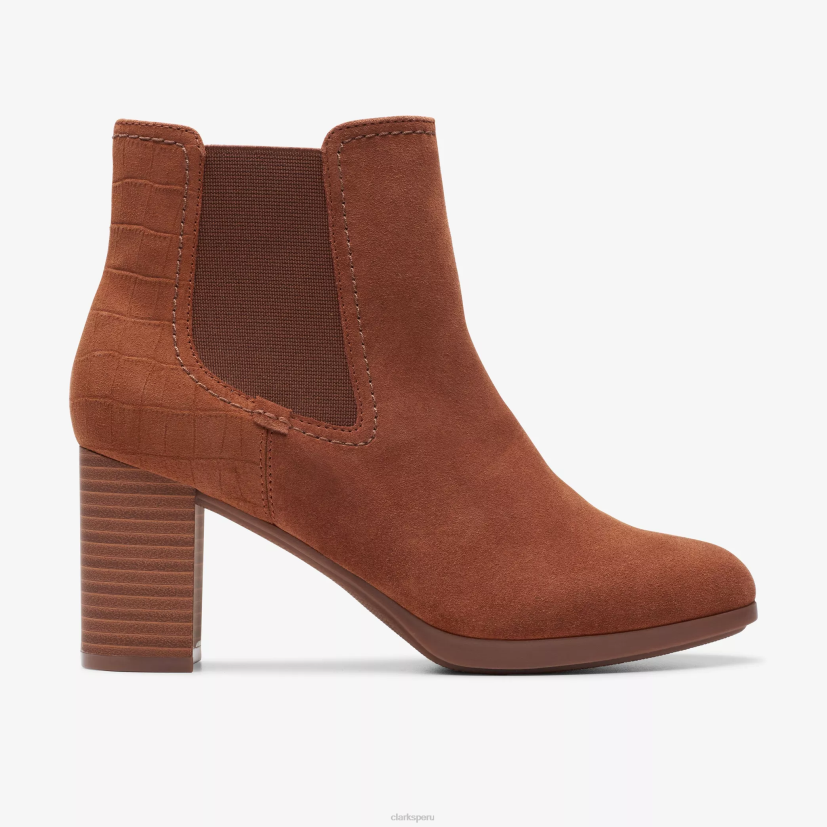 HZVP437 rosa bayla gamuza color canela Clarks