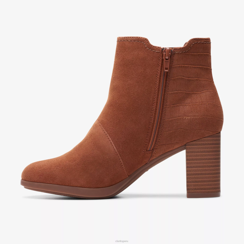 HZVP437 rosa bayla gamuza color canela Clarks