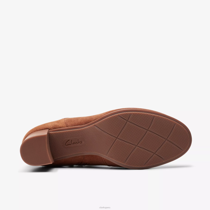 HZVP437 rosa bayla gamuza color canela Clarks
