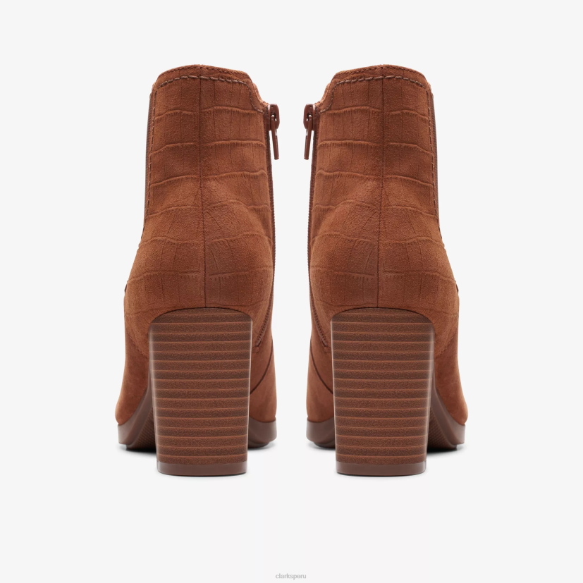 HZVP437 rosa bayla gamuza color canela Clarks