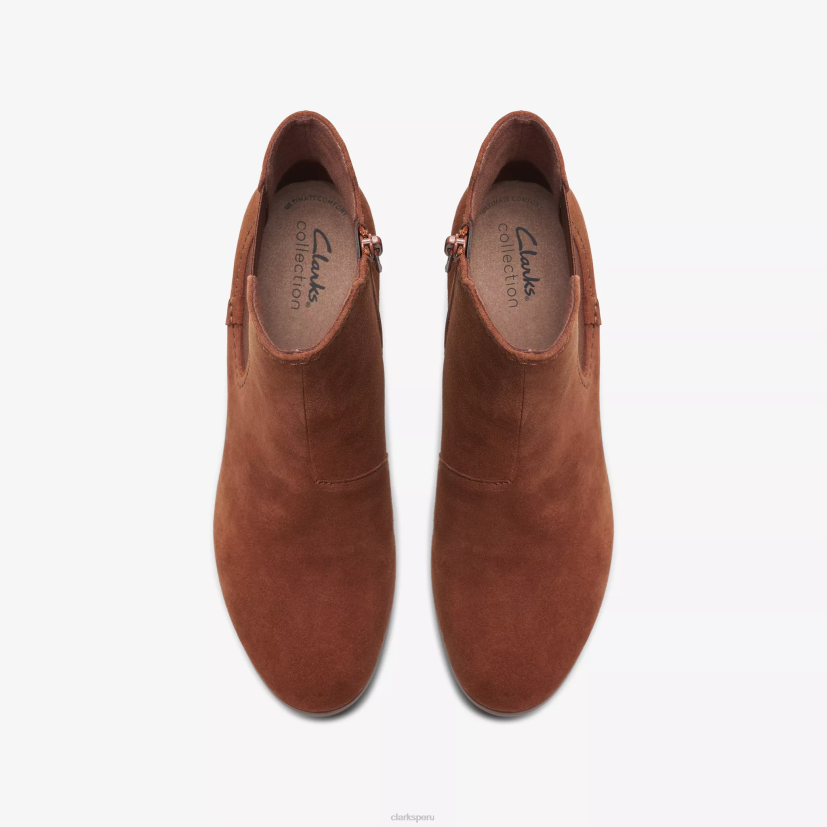 HZVP437 rosa bayla gamuza color canela Clarks