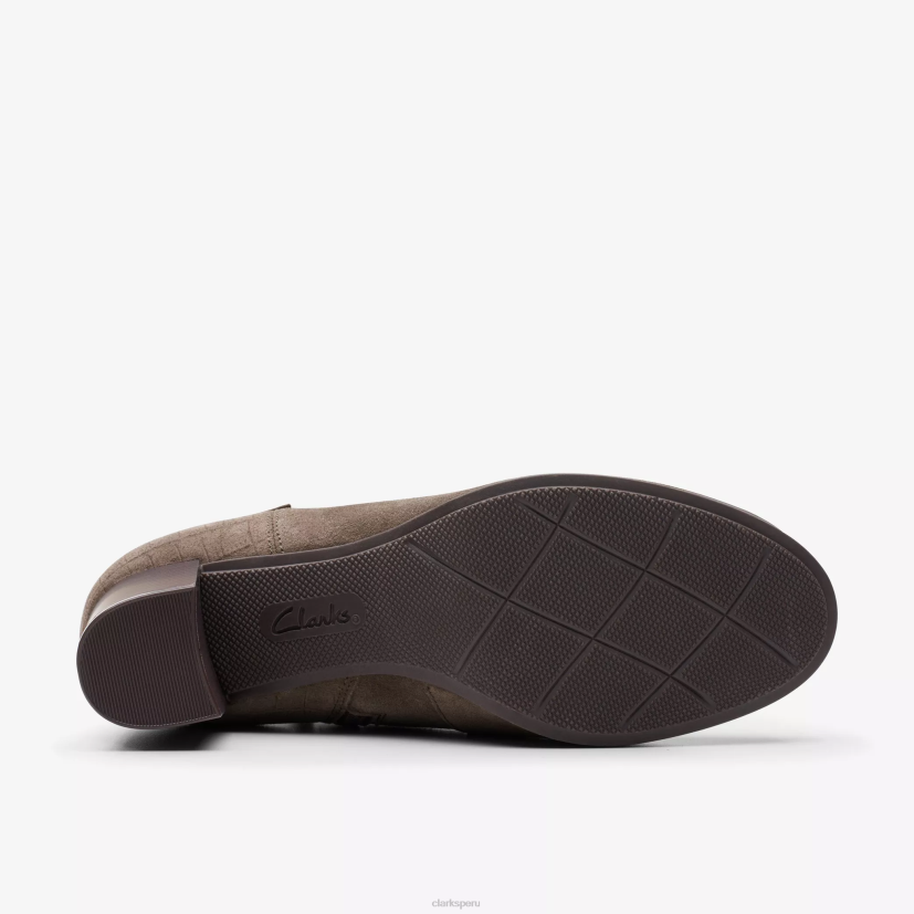 HZVP439 rosa bayla gamuza pizarra Clarks