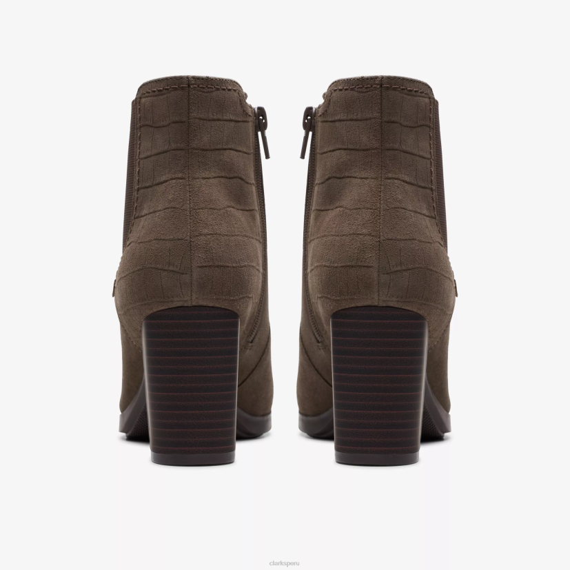 HZVP439 rosa bayla gamuza pizarra Clarks