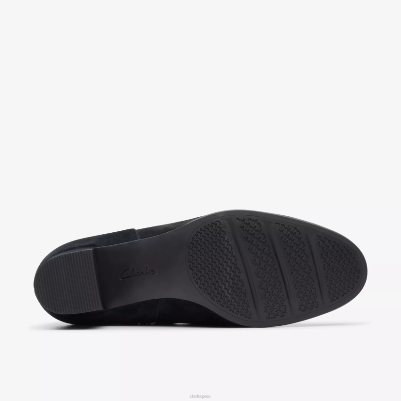 HZVP442 cremallera loken impermeable ante negro Clarks