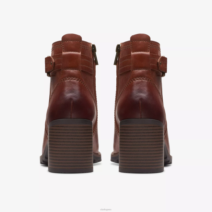 HZVP446 correa leda cuero caoba Clarks