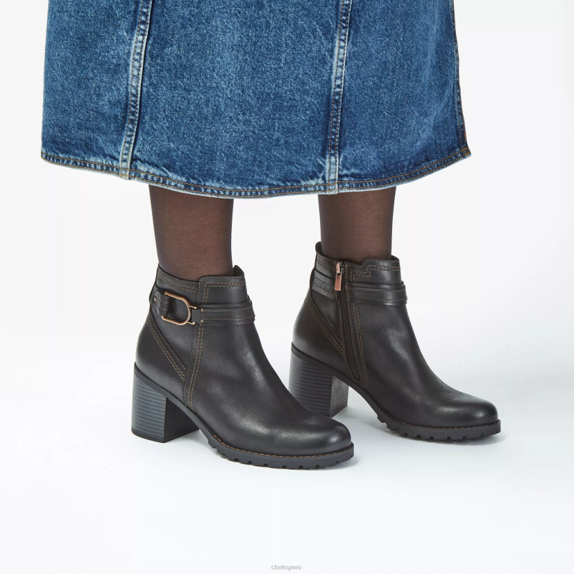 HZVP447 correa leda cuero negro Clarks