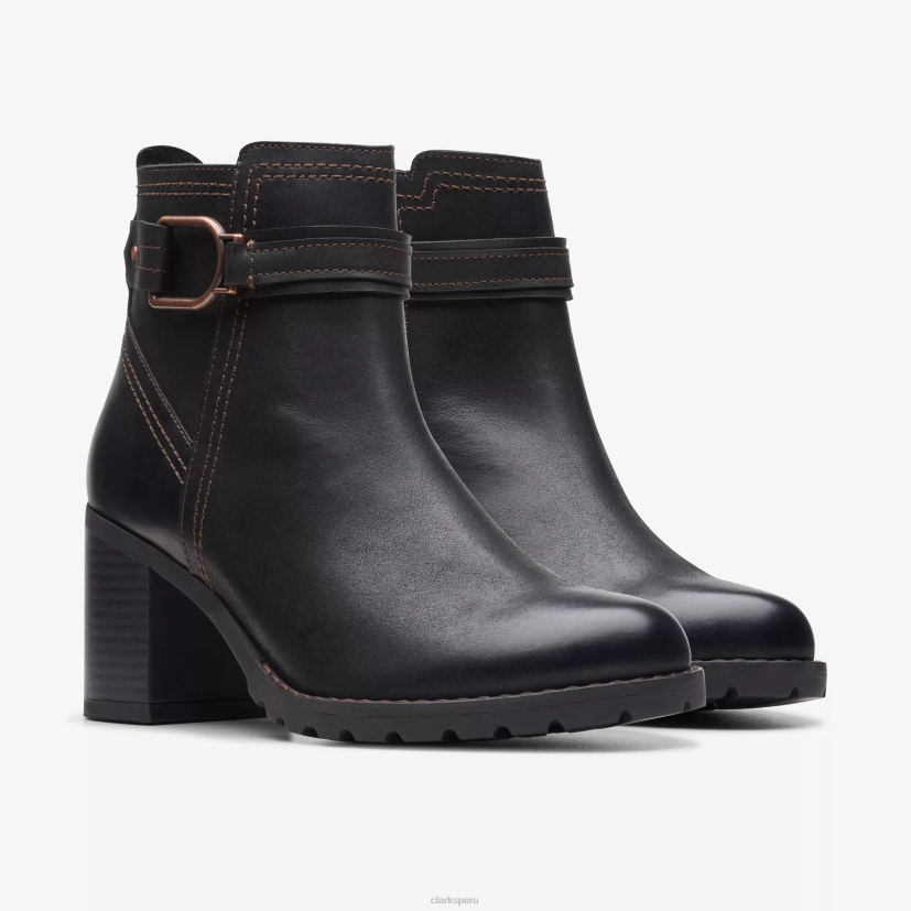 HZVP447 correa leda cuero negro Clarks