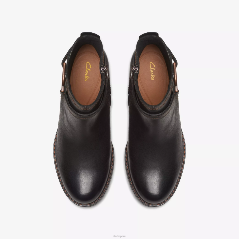 HZVP447 correa leda cuero negro Clarks