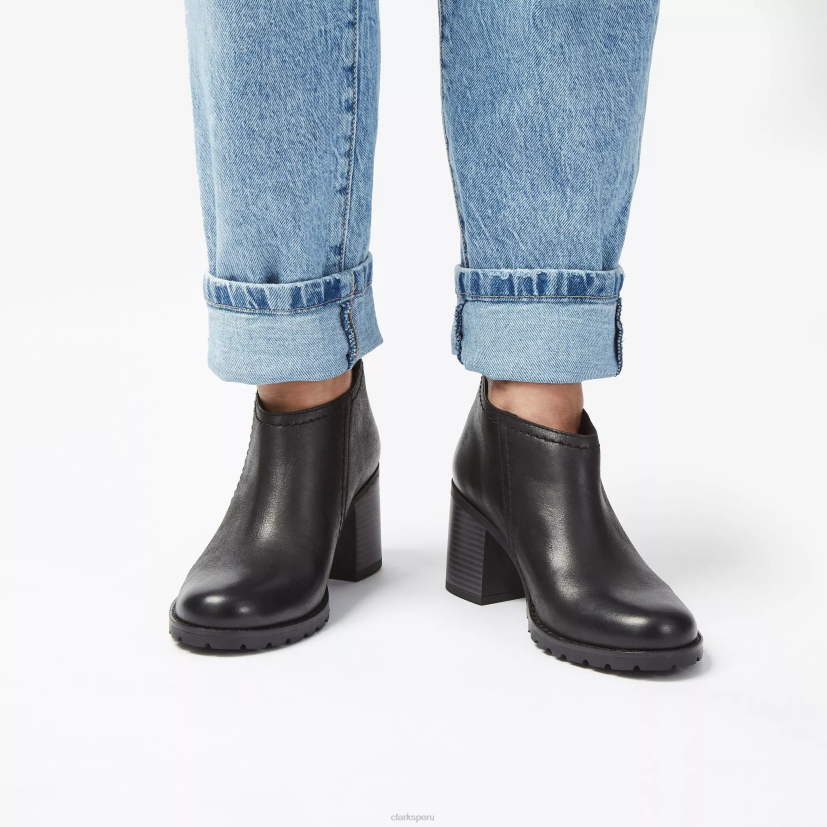 HZVP450 paso leda cuero negro Clarks