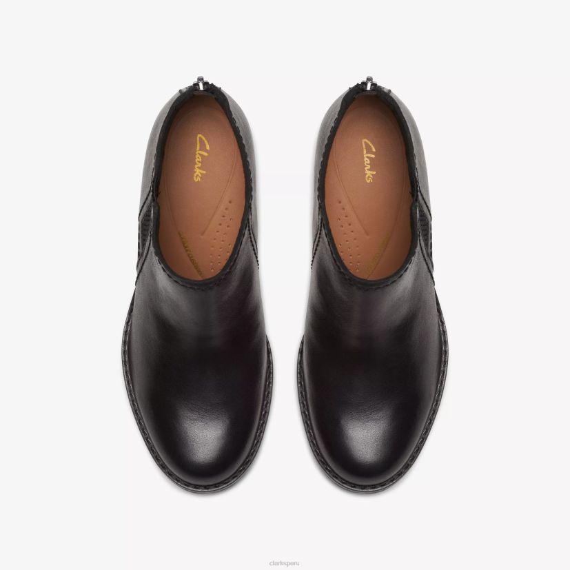 HZVP450 paso leda cuero negro Clarks
