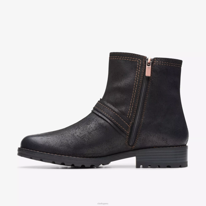 HZVP453 hebilla de aspra ante negro Clarks