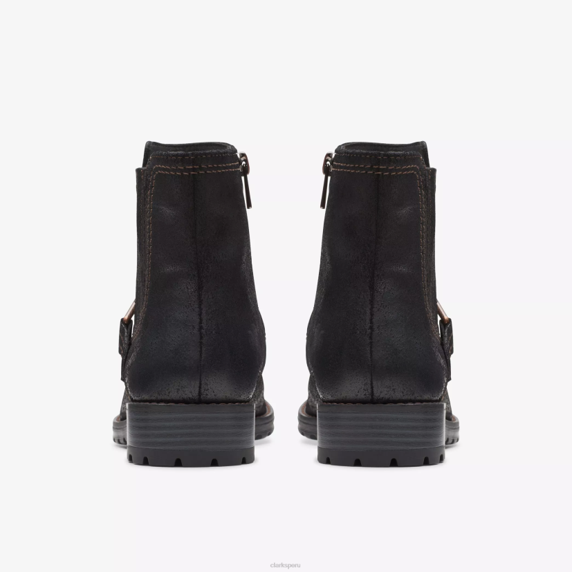 HZVP453 hebilla de aspra ante negro Clarks
