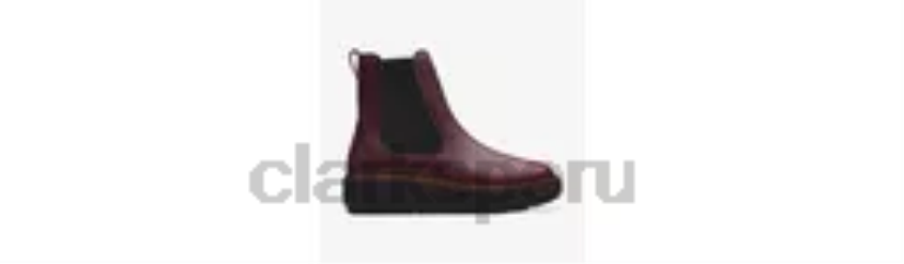 HZVP454 oriana arriba cuero burdeos Clarks