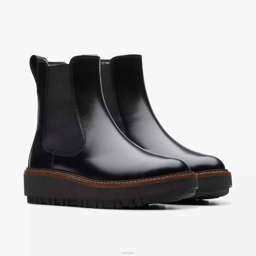 HZVP455 oriana arriba cuero negro Clarks