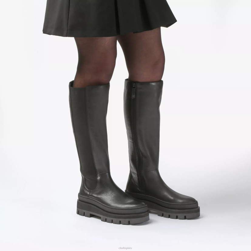 HZVP456 orianna 2 hola cuero negro Clarks