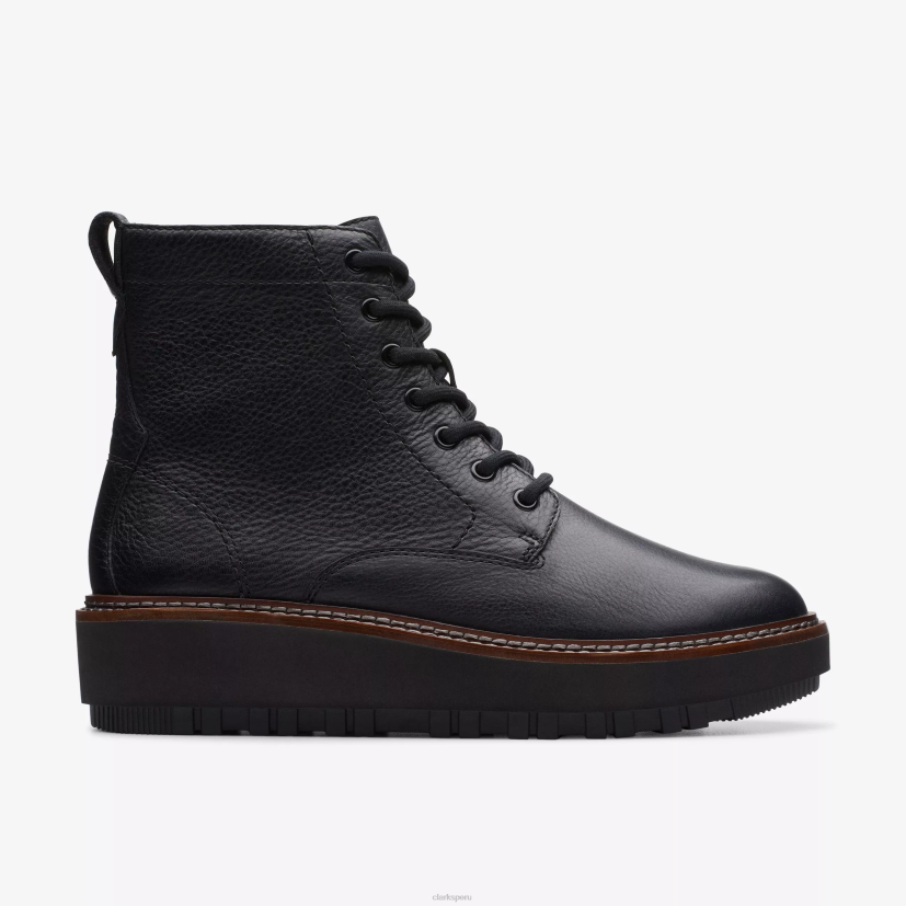 HZVP458 encaje oriana cuero negro Clarks