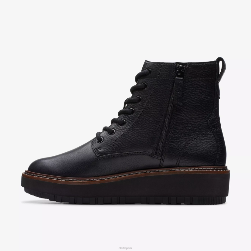 HZVP458 encaje oriana cuero negro Clarks