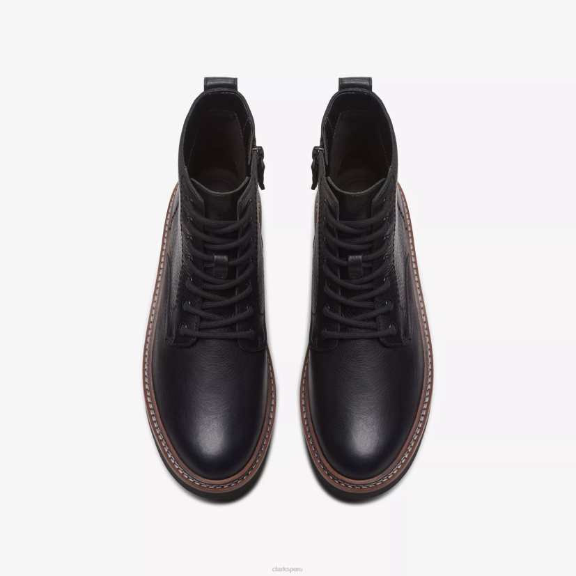 HZVP458 encaje oriana cuero negro Clarks