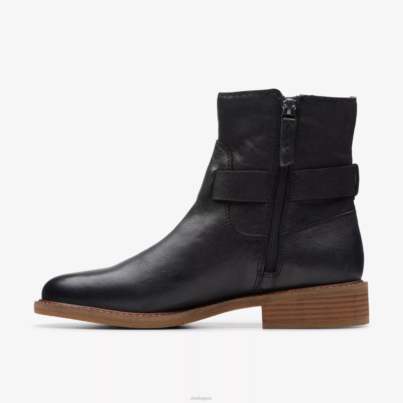 HZVP460 correa de colonia cuero negro Clarks