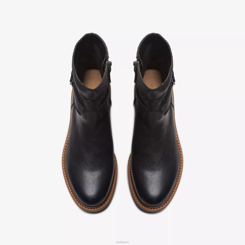 HZVP460 correa de colonia cuero negro Clarks