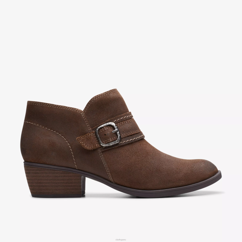 HZVP462 bahía charlten gamuza bronceada oscura Clarks