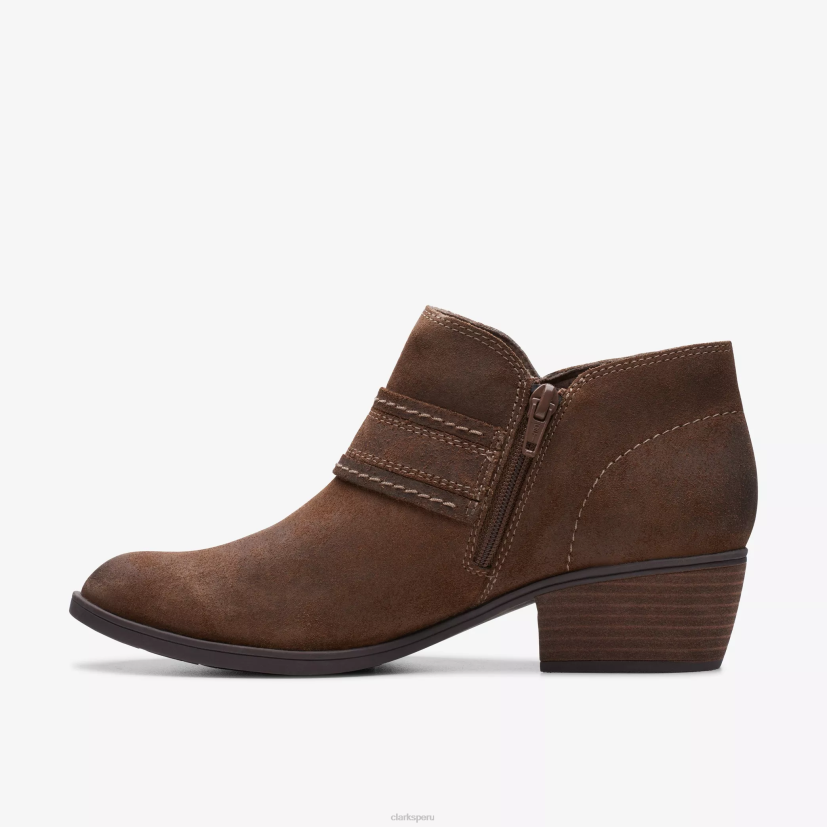 HZVP462 bahía charlten gamuza bronceada oscura Clarks