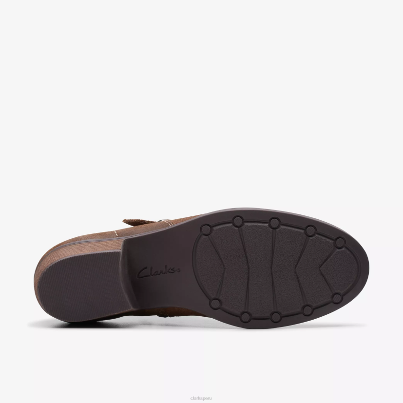 HZVP462 bahía charlten gamuza bronceada oscura Clarks