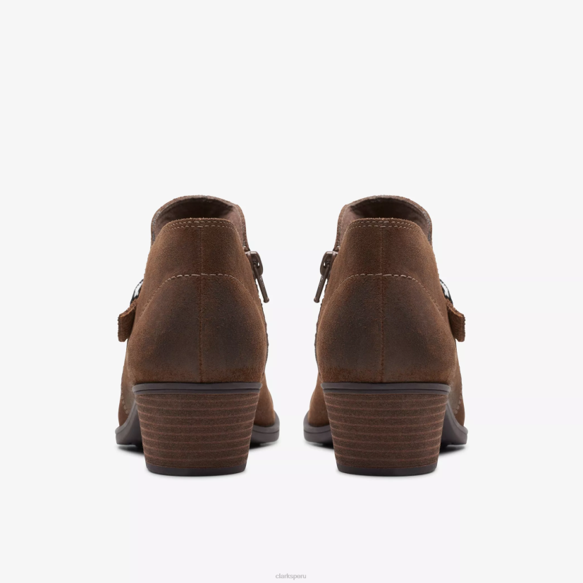 HZVP462 bahía charlten gamuza bronceada oscura Clarks