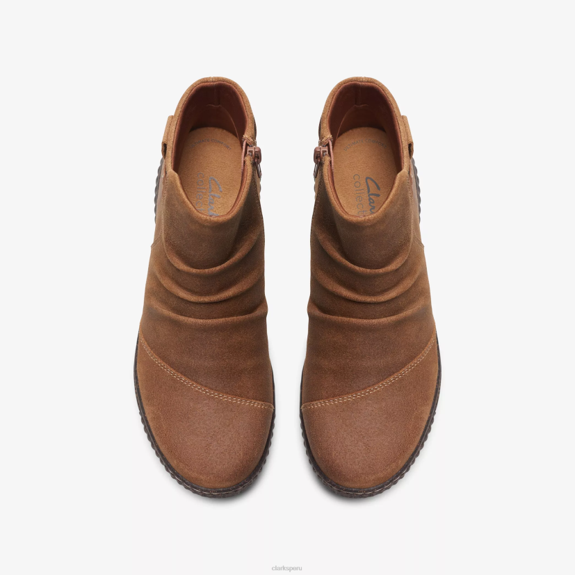 HZVP464 derbi carolina gamuza bronceada oscura Clarks