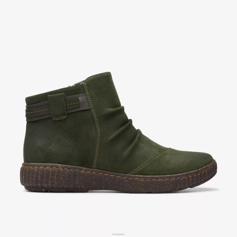 HZVP466 derbi carolina gamuza verde oscuro Clarks